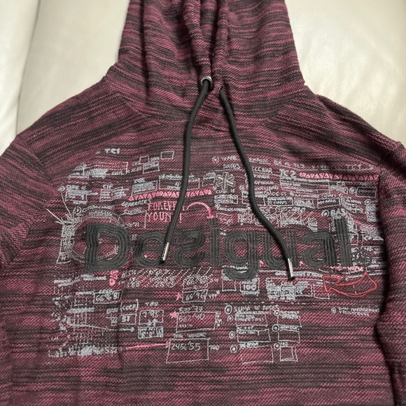 NWT - Desigual Men’s Hooded Sweater - Size XL - Picture 3 of 10